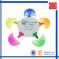 Flower shape promotional Christmas gift five colors children highlighter